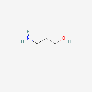3-Amino-1-butanol structure, CAS 2867-59-6