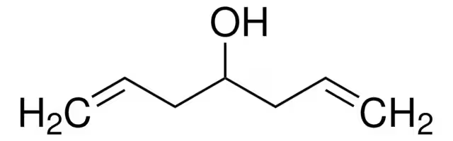 Hepta-1,6-dien-4-ol structure, CAS 2883-45-6