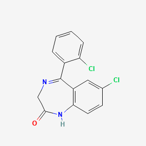 Delorazepam structure, CAS 2894-67-9