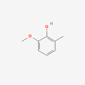 2-Methoxy-6-methylphenol structure, CAS 2896-67-5