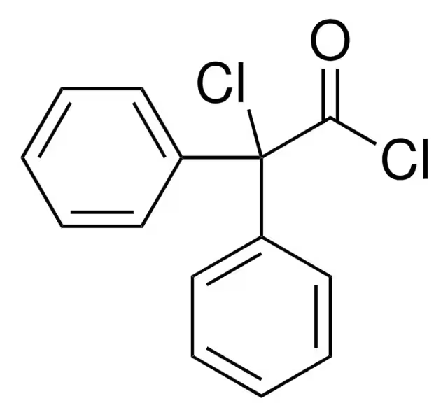 2-Chloro-2,2-diphenylacetyl chloride structure, CAS 2902-98-9