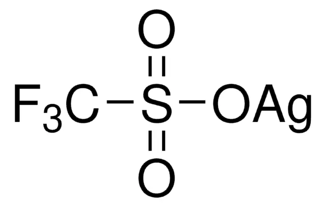Silver trifluoromethanesulphonate structure, CAS 2923-28-6