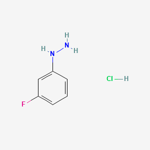3-Fluorophenylhydrazine hydrochloride structure, CAS 2924-16-5