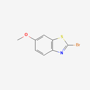 2-Bromo-6-methoxybenzothiazole structure, CAS 2941-58-4