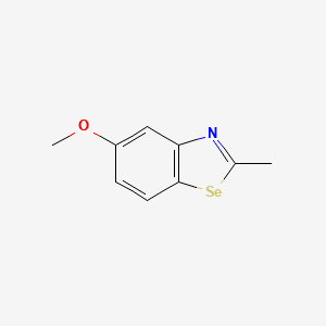 5-Methoxy-2-methylbenzoselenazole structure, CAS 2946-17-0
