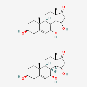 (3beta,7alpha,15alpha)-3,7,15-Trihydroxy-androst-5-en-17-one structure, CAS 2963-69-1