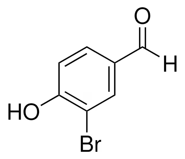 3-Bromo-4-hydroxybenzaldehyde structure, CAS 2973-78-6