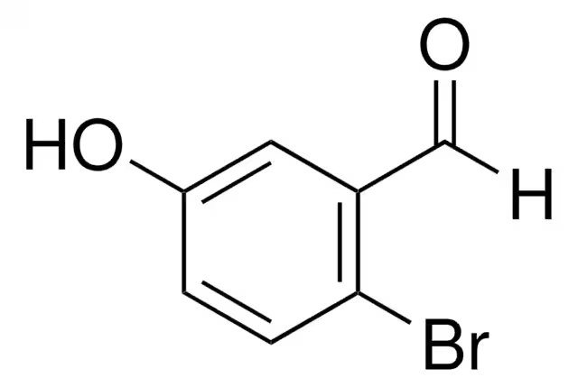 2-Bromo-5-hydroxybenzaldehyde structure, CAS 2973-80-0