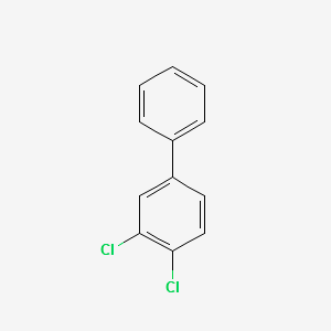 3,4-Dichlorobiphenyl structure, CAS 2974-92-7