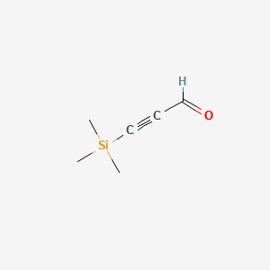 3-Trimethylsilylpropynal structure, CAS 2975-46-4