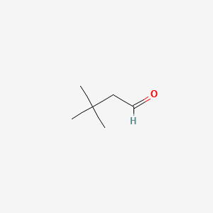 3,3-Dimethylbutyraldehyde structure, CAS 2987-16-8