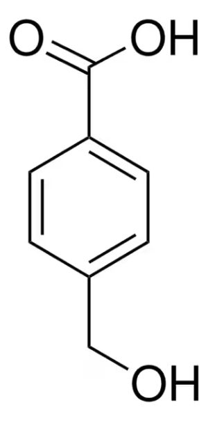 4-(Hydroxymethyl)benzoic acid structure, CAS 3006-96-0