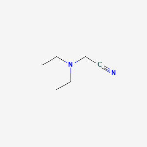 Diethylaminoacetonitrile structure, CAS 3010-02-4
