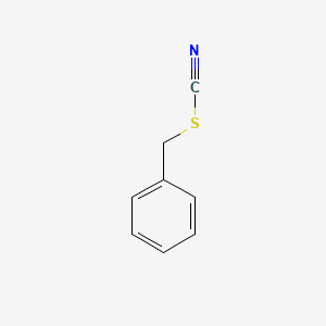 Benzyl thiocyanate structure, CAS 3012-37-1