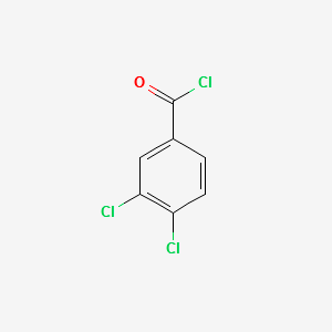 3,4-Dichlorobenzoyl chloride structure, CAS 3024-72-4