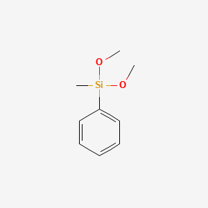 Dimethoxymethylphenylsilane structure, CAS 3027-21-2