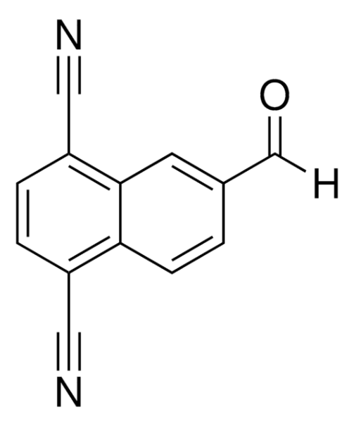 1,4-Naphthalenedicarbonitrile structure, CAS 3029-30-9