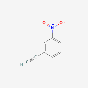 3-Nitrophenylacetylene structure, CAS 3034-94-4