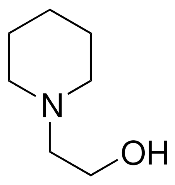 2-Piperidinoethanol structure, CAS 3040-44-6