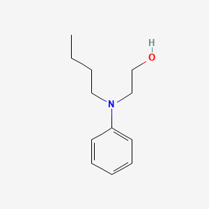 N-Butyl-N-2-hydroxyethylaniline structure, CAS 3046-94-4