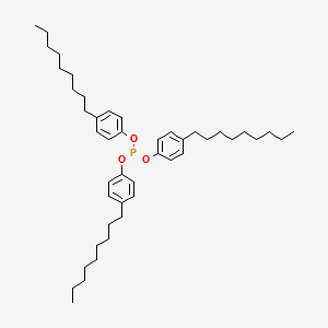 Tris(4-nonylphenyl) phosphite structure, CAS 3050-88-2