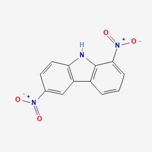 1,6-Dinitrocarbazole structure, CAS 3062-57-5
