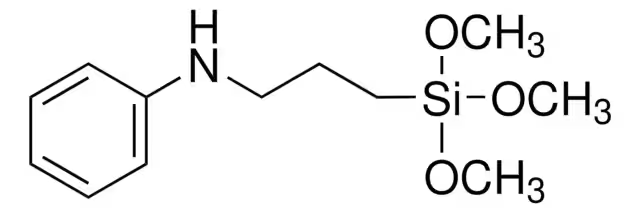 N-[3-(Trimethoxysilyl)propyl]aniline structure, CAS 3068-76-6