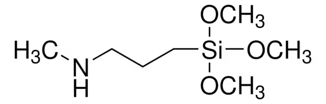 N-Methylaminopropyltrimethoxysilane structure, CAS 3069-25-8