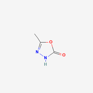 5-Methyl-1,3,4-oxadiazol-2-ol structure, CAS 3069-67-8