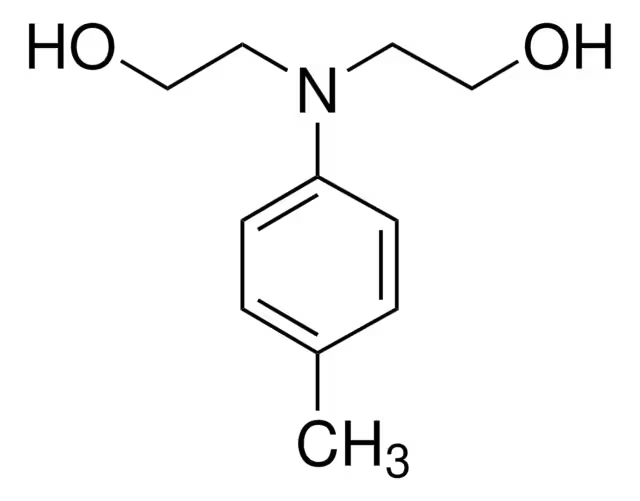 2,2'-[(4-Methylphenyl)imino]bisethanol structure, CAS 3077-12-1