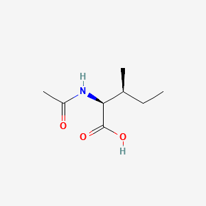 N-Acetyl-L-isoleucine structure, CAS 3077-46-1