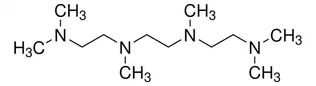 1,1,4,7,10,10-Hexamethyltriethylenetetramine structure, CAS 3083-10-1