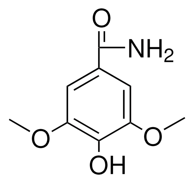 4-Hydroxy-3,5-dimethoxybenzamide structure, CAS 3086-72-4