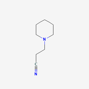 1-Piperidinepropionitrile structure, CAS 3088-41-3
