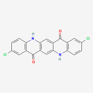 Pigment Red 202 structure, CAS 3089-17-6