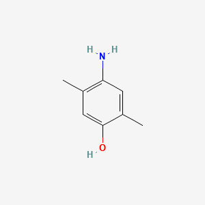 4-Amino-2,5-dimethylphenol structure, CAS 3096-71-7