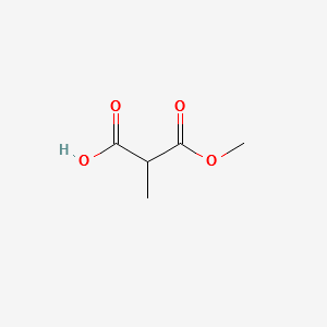 3-Methoxy-2-methyl-3-oxopropanoic acid structure, CAS 3097-74-3