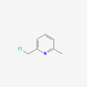 2-Chloromethyl-6-methylpyridine structure, CAS 3099-29-4