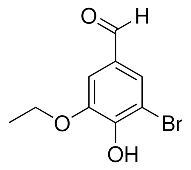 3-Bromo-5-ethoxy-4-hydroxybenzaldehyde structure, CAS 3111-37-3