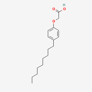 4-Nonylphenoxyacetic acid structure, CAS 3115-49-9