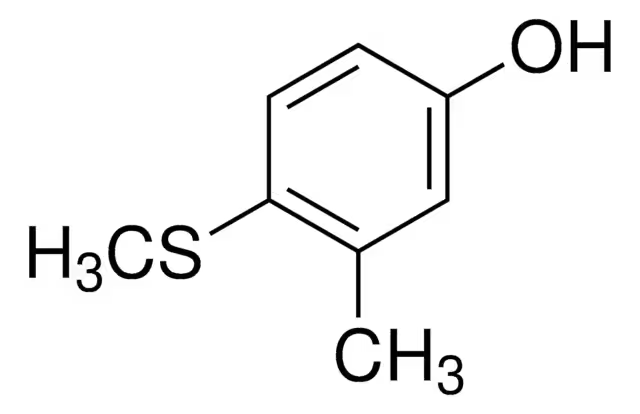 3-Methyl-4-(methylthio)phenol structure, CAS 3120-74-9
