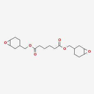 Bis(3,4-epoxycyclohexylmethyl) adipate structure, CAS 3130-19-6