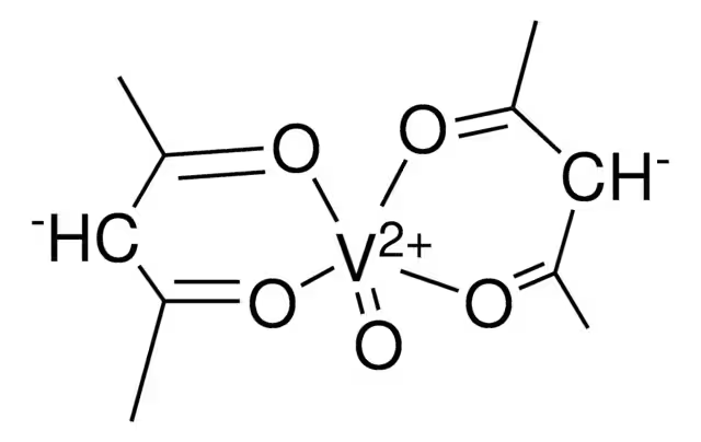 Vanadyl acetylacetonate structure, CAS 3153-26-2