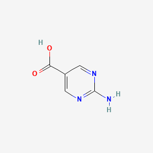 2-Aminopyrimidine-5-carboxylic acid structure, CAS 3167-50-8
