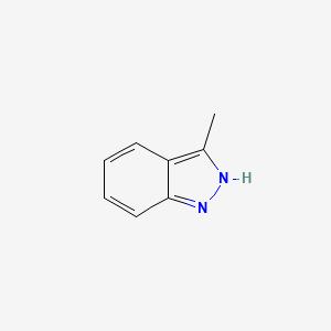 3-Methyl-1H-indazole structure, CAS 3176-62-3