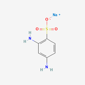 Sodium 2-aminosulphanilate structure, CAS 3177-22-8