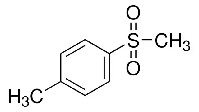 Methyl p-tolyl sulfone structure, CAS 3185-99-7