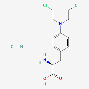 Melphalan hydrochloride structure, CAS 3223-07-2