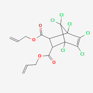 Diallyl chlorendate structure, CAS 3232-62-0
