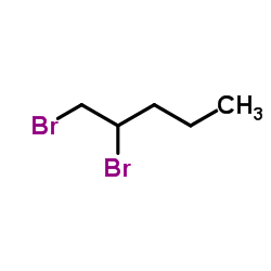 1,2-Dibromopentane structure, CAS 3234-49-9